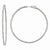 Sterling Silver Rhodium-plated CZ 194 Stones In Out Hoop Earrings