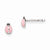 Sterling Silver Pink Enamel Kids Ladybug Post Earrings