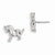 Sterling Silver Unicorn Mini Earrings