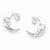 Sterling Silver Moon Mini Earrings