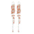 Sterling Silver Cherry Quartz Dangle Earrings
