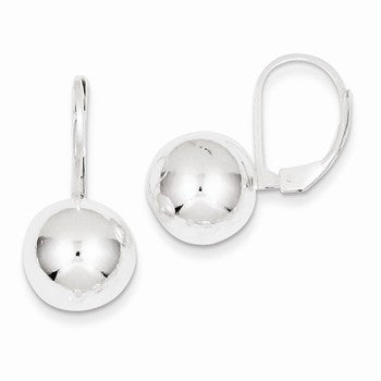 Sterling Silver Dangle Ball Earrings