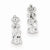 Sterling Silver CZ Post Earrings