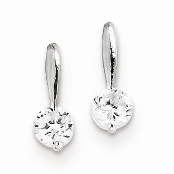 Sterling Silver CZ Earrings