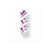 Sterling Silver Princess-Cut Pink CZ Earrings