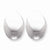 Sterling Silver Polished Oval Non-pierced Earrings