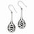 Sterling Silver Antiqued Fancy Dangle Earrings