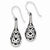 Sterling Silver Antiqued Fancy Dangle Earrings