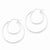 Sterling Silver Polished Hoop Earrings