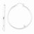Sterling Silver CZ Hoop Earrings