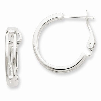 Sterling Silver Polished Earrings