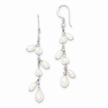 Sterling Silver Freshwater Cultured Pearl Earrings