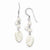 Sterling Silver Freshwater Cultured Pearl & Mother of Pearl Earrings