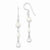 Sterling Silver CZ/Freshwater Cultured Pearl Earrings