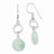 Sterling Silver Green Earrings
