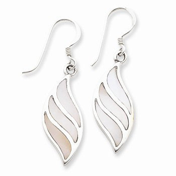 Sterling Silver Mother of Pearl Dangle Earrings