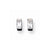 Sterling Silver 2.5x5mm CZ Baguette Stud Earrings