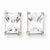 Sterling Silver Emerald CZ Stud Earrings