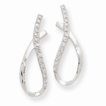 Sterling Silver CZ Earrings