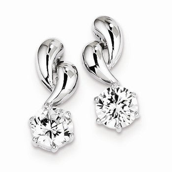 Sterling Silver CZ Earrings