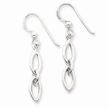 Sterling Silver Fancy Dangle Earrings