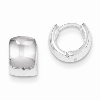 Sterling Silver Huggy-Style Earrings