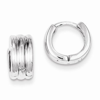 Sterling Silver Huggy-Style Earrings