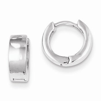 Sterling Silver Huggy-Style Earrings
