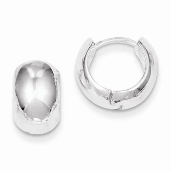 Sterling Silver Huggy-Style Earrings