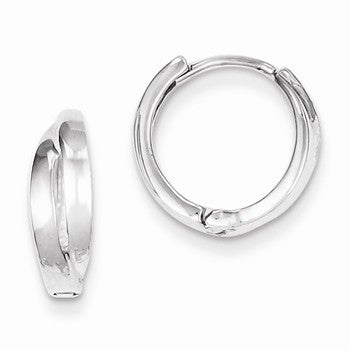 Sterling Silver Huggy-Style Earrings
