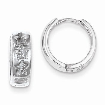 Sterling Silver Huggy-Style Earrings
