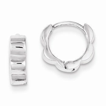 Sterling Silver Huggy-Style Earrings