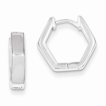 Sterling Silver Huggy-Style Earrings