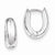Sterling Silver Oval Hoop Earrings