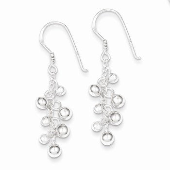 Sterling Silver Fancy Dangle Earrings