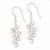 Sterling Silver Fancy Dangle Earrings