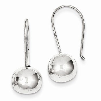 Sterling Silver 10mm Ball Earrings