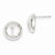Sterling Silver 13mm button Earrings