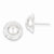 Sterling Silver Circle Earrings