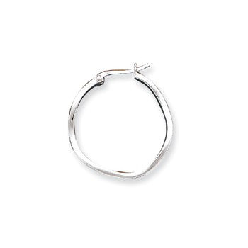 Sterling Silver 2.00mm Hoop Earrings