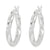 Sterling Silver 3.50mm Hoop Earrings