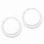 Sterling Silver Double Hoop Earrings