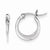 Sterling Silver Flat Hoop Earrings