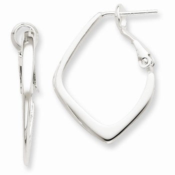 Sterling Silver Omega Back Earrings