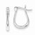 Sterling Silver Oval Hoop Earrings