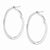 Sterling Silver Hoop Clip Back Earrings