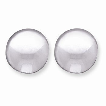 Sterling Silver Non-Pierced button Earrings