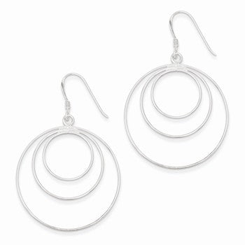 Sterling Silver Fancy Dangle Earrings