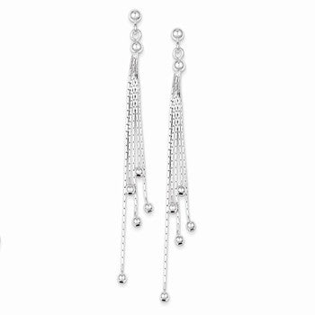 Sterling Silver Fancy Dangle Earrings