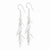 Sterling Silver Drop Squiggle Earrings